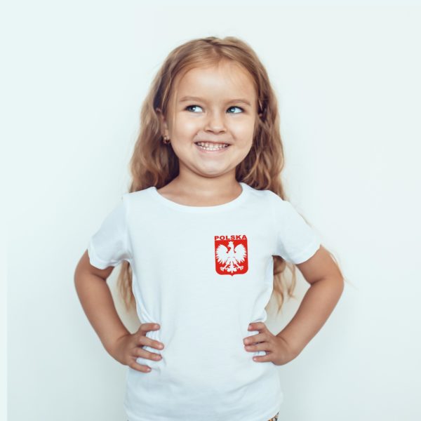 Koszulka Piłkarska Dla Dziewczynki Polska Dla Dzieci
