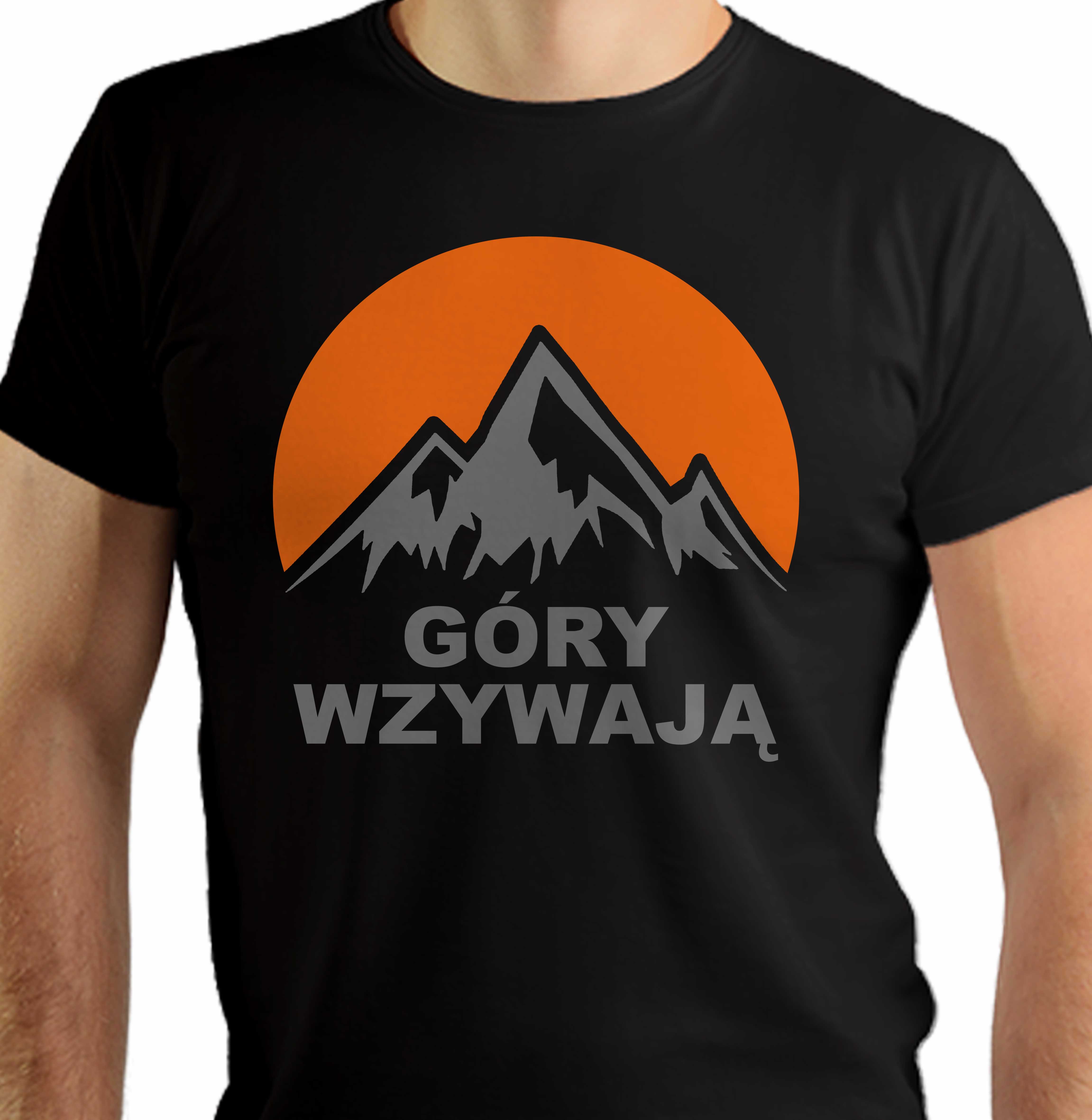 Góry wzywają - góry - męska koszulka dla miłośników gór