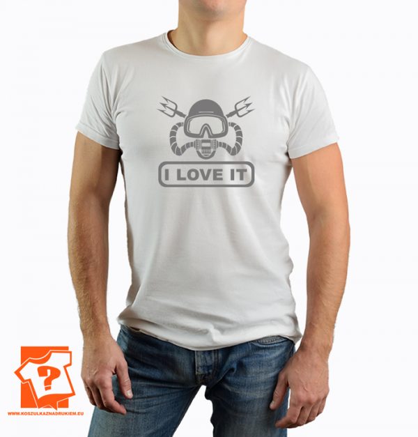 I love it - koszulki z nadrukiem dla miłośników nurkowania