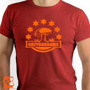 Koszulka grzybobranie - męskie koszulki z nadrukiem