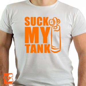 Koszulka suck my tank - koszulka z nadrukiem