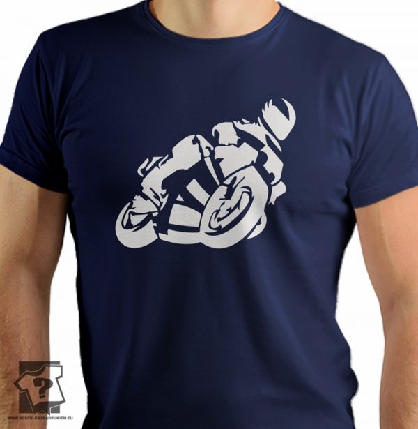 Motocykle - męska koszulka z nadrukiem dla miłośników motocykli