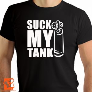 Suck my tank - koszulki z nadrukiem dla nurków