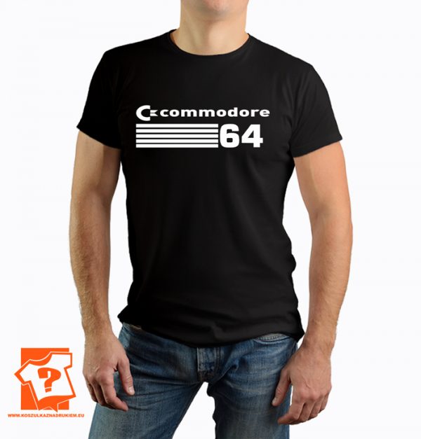 Koszulka PRL retro commodore 64 - koszulka z nadrukiem