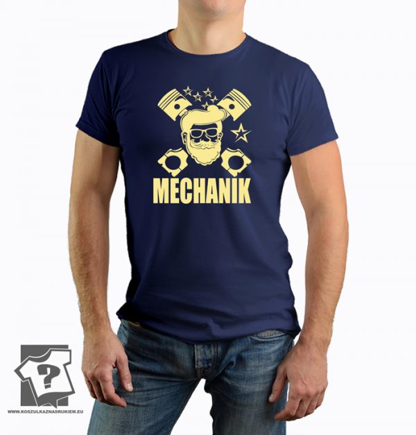 Koszulka dla mechanika - męska koszulka z nadrukiem