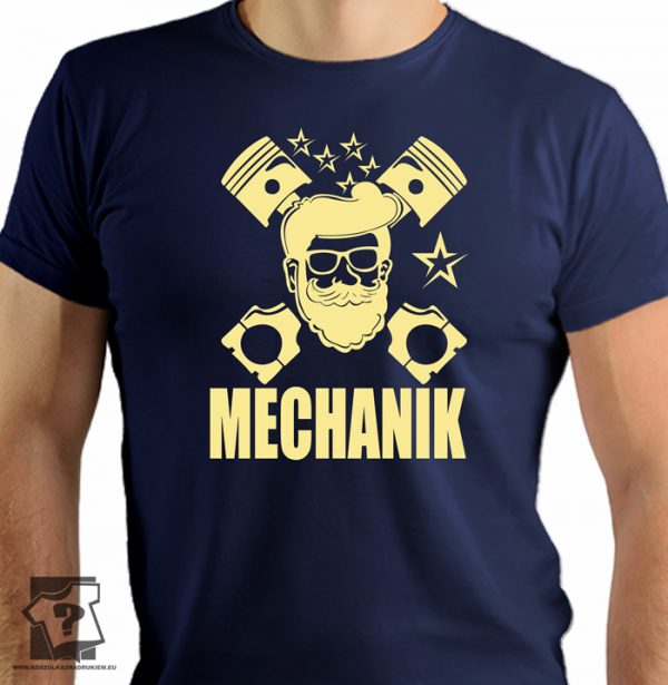 Koszulka dla mechanika - męska koszulka z nadrukiem dla mechaników