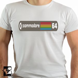 Koszulka logo commodore 64 - koszulki z nadrukiem
