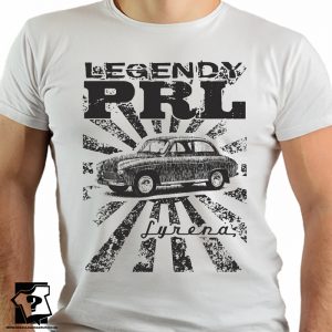Koszulki z nadrukiem - legendy PRL - koszulka syrena
