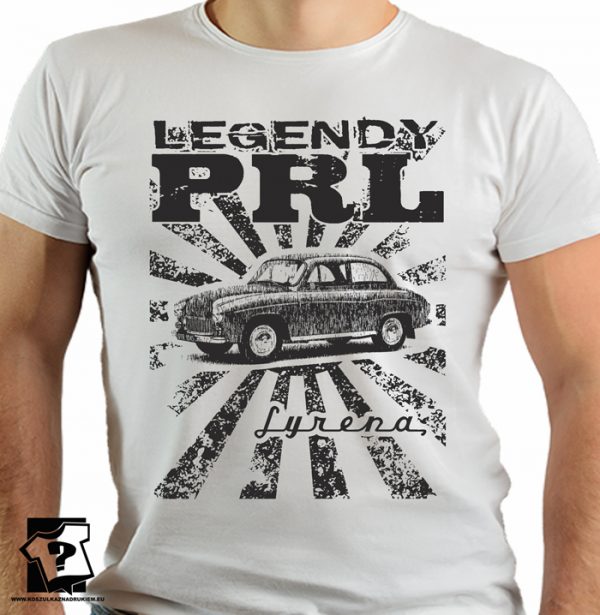 Koszulki z nadrukiem - legendy PRL - koszulka syrena