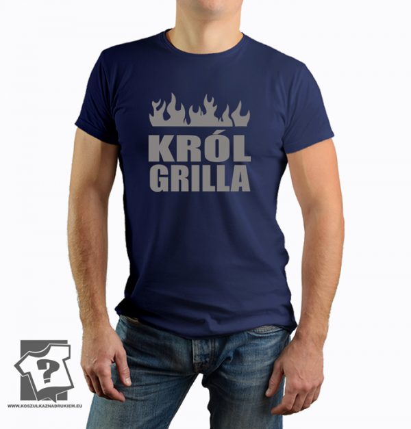 Król grilla - koszulka z nadrukiem
