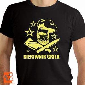 T-shirt Kierownik grilla - koszulki z nadrukiem