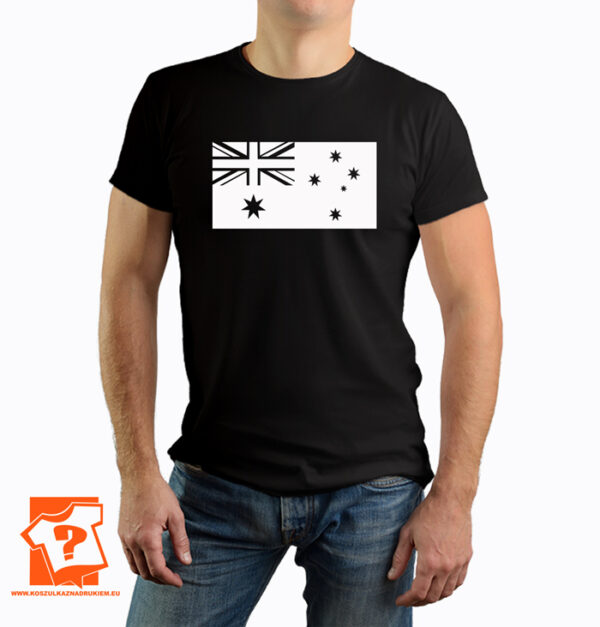 Flaga Australii na koszulce - koszulki z nadrukiem