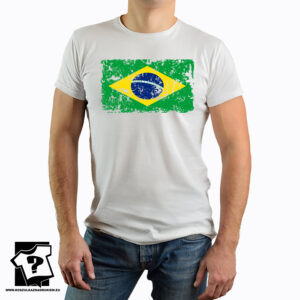 Flaga Brazylii - koszulka z nadrukiem