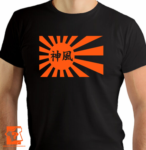 Flaga Kamikaze w pomarańczowym kolorze - koszulki z nadrukiem