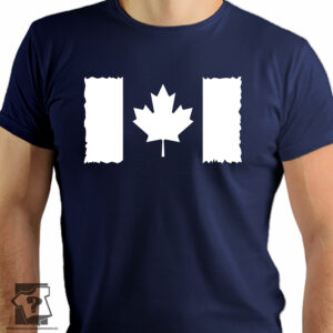 Flaga Kanady na koszulce - koszulki z nadrukiem
