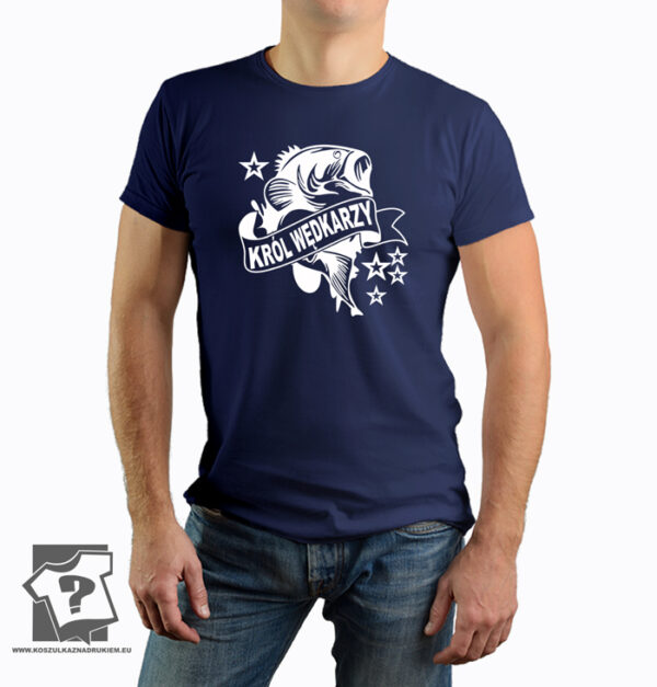 Król wędkarzy - koszulka z nadrukiem