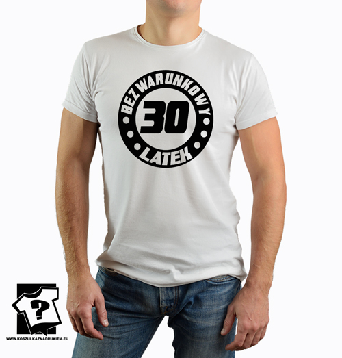 Bezkonkurencyjny 30 latek koszulka dla chłopaka z nadrukiem śmieszny prezent 30 urodziny