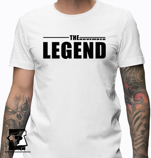 The November legend koszulka dla chłopaka prezent