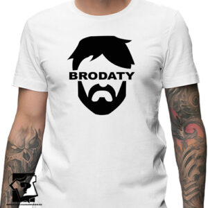 Koszulka dla brodaczy śmieszne koszulki męskie brodaty broda