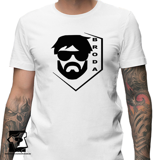 Koszulka dla brodaczy śmieszne koszulki męskie brodaty brodacz broda