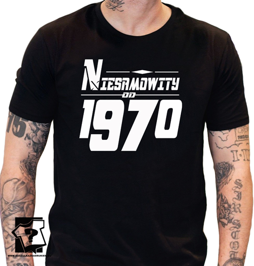 Niesamowity od 1970 męska koszulka z nadrukiem prezent na urodziny dla chłopaka Niesamowity od 1970 męska koszulka z nadrukiem prezent na urodziny dla chłopaka