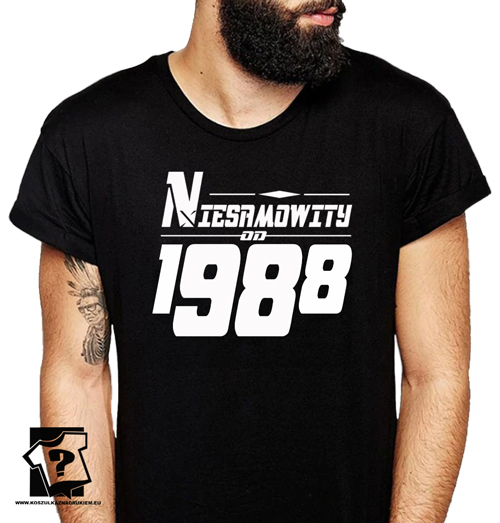 Niesamowity od 1988 męska koszulka z nadrukiem prezent na urodziny dla chłopaka Niesamowity od 1988 męska koszulka z nadrukiem prezent na urodziny dla chłopaka
