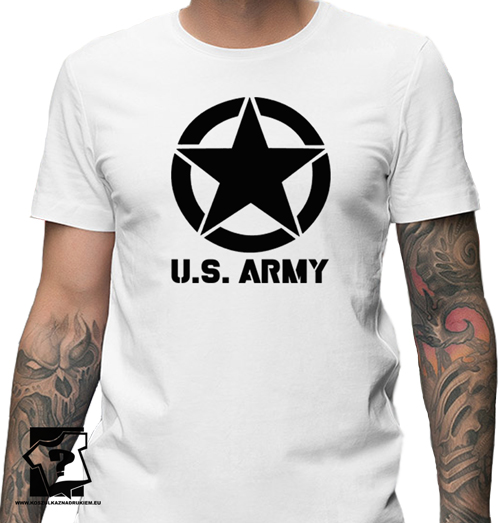 Koszulka U.S. ARMY koszulka dla chłopaka z motywem wojskowym podarek na urodziny