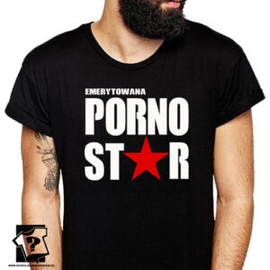 Śmieszne koszulki męskie z nadrukiem porno star prezent na urodziny