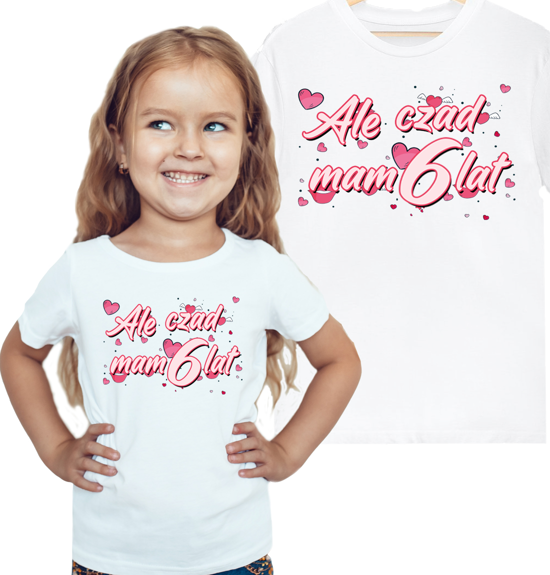 Ale czad mam 6 lat koszulka dla dzieci na urodziny